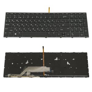 Клавіатура для ноутбука HP (ProBook: 450 G5, 455 G5) rus, black, підсвічування клавіш (оригінал)