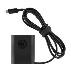 Оригінальний блок живлення для ноутбука DELL USB-C 30W (20V/1.5A, 12V/2A, 5V/2A), USB3.1/Type-C/USB-C, Black