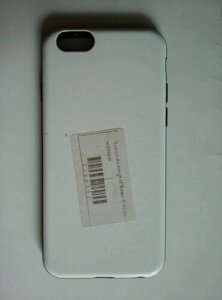 Чохол-бампер для iPhone 6 біло-чорний