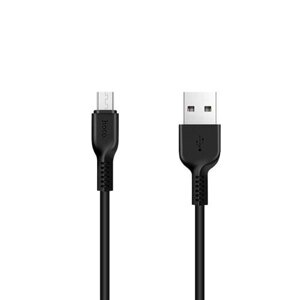 USB кабель Hoco X13 Easy Micro USB 2, 4A (1000mm) чорний