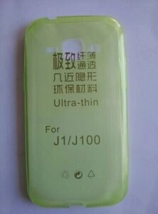 Чохол-бампер силіконовий Samsung J1 зелений, чорний, рожевий