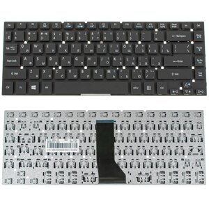 Клавіатура для ноутбука ACER (AS: 3830, 4830, TM: 3830, 4755, 4830) rus, black, без фрейма (Win 7)