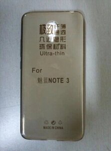 Чохол-бампер силіконовий Xiaomi Redmi Note 3 сірий
