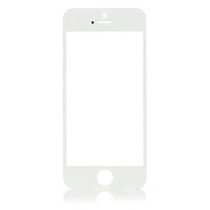 Скло екрану для iPhone 5/ iPhone 5S/ iPhone 5C біле *