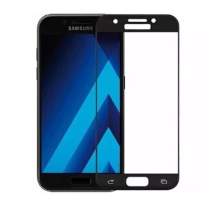 Захисне скло Samsung A5 (2017) / A520 чорний (148 * 68 мм)