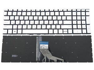 Клавіатура для HP 15-DA 15-DB 15-DX 15-DR 15-DK 15-CN 15-CX 15-CS 250 G7 255 G7 (RU Silver Без Рамки з підсвічуванням). в Полтавській області от компании Интернет-магазин aventure