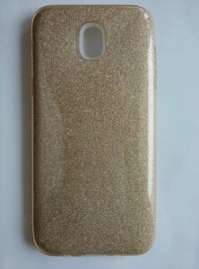 Чохол-бампер Fashion Case Glitter 3 in 1 Samsung J530 / J5 Pro / J5 (2017) золото