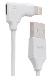 USB кабель Remax RL-LA01 2в1 iPhone-Audio adaptor (1000mm) білий *