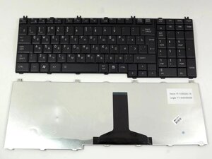 Клавіатура для Toshiba Satellite A500, L500, P300, P500, L350, L355, L505 (RU Black).