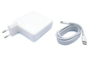 Блок живлення для APPLE 96W A2166 (MX0J2ZM/A) + Type-C (USB-C) кабель. Для Apple MacBook Pro A1706 A1708 A1989 A1990