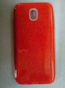 Чохол-бампер Glitter Samsung J530 / J5 Pro / J5 (2017) (червоний)