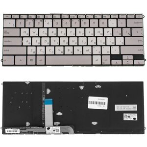 Клавіатура для ноутбука ASUS (UX490 series) rus, silver, без фрейма, підсвічування клавіш в Полтавській області от компании Интернет-магазин aventure