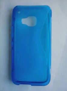 Чохол-бампер силіконовий HTC M9 синій