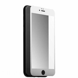 Скло екрану для iPhone 8/ SE 2020 біле + ОСА плівка та рамка