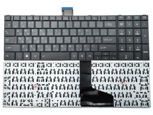 Клавіатура для Toshiba Satellite C50, C50D, C55, C55D, C55dt, C55dt-a, C55D, C55D-A, C55T-A (RU Black) (MP-11B96GB-930B)