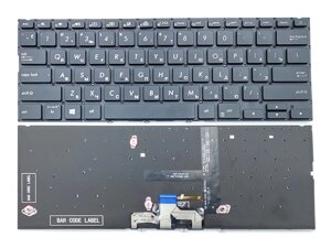 Клавіатура для ASUS ZenBook UX433, UX433FA, UX433FAC, UX433FN, UX433FQ (RU Black без рамки з підсвіткою). Оригінал в Полтавській області от компании Интернет-магазин aventure