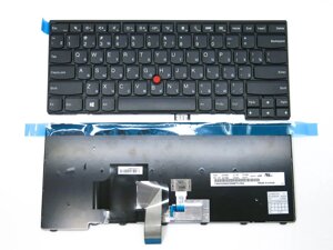 Клавіатура для Lenovo ThinkPad L440, L450, L460, T431S, T440, T440P, T440S, T450, T450S, T460 (RU BLACK). Оригінал.