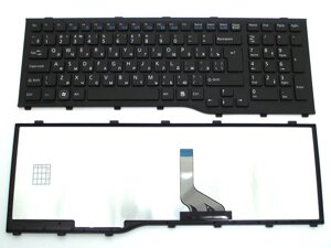Клавіатура для Fujitsu Lifebook AH532, A532, N532, NH532 (RU Black with Frame).