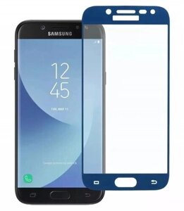 Захисне скло Samsung J530 / J5 2017 Full Screen блакитний (142 * 68 мм)