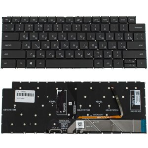 Клавиатура для ноутбука DELL (Vostro: 5310, 5320) рус, чорний, подсветка клавиш, без фрейму