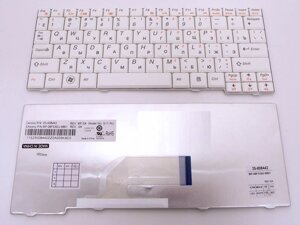 Клавіатура для LENOVO IdeaPad S10-2, S10-3C, S100C, S11 (RU White). Оригінал.