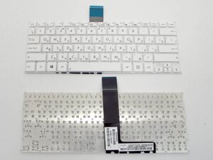 Клавіатура для ASUS F200, R202, X200, X200MA (RU White без рамки).