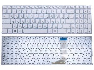Клавіатура для ноутбука Asus X556, X556U, X556UA, X556UB, X556UF, X556UJ, X556UR, X556UV, A556 A556UA (RU White без рам в Полтавській області от компании Интернет-магазин aventure
