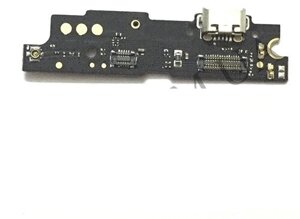 Шлейф Meizu M3 Note (M681H) з роз'ємом зарядки, з мікрофоном, з платою зарядки