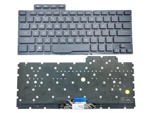 Клавіатура для ASUS ROG Zephyrus G14 GA401, GA401U, GA401M (RU Black без рамки з підсвіткою). в Полтавській області от компании Интернет-магазин aventure