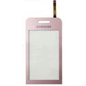 Сенсор (тачскрін) Samsung S5230 Star рожевий