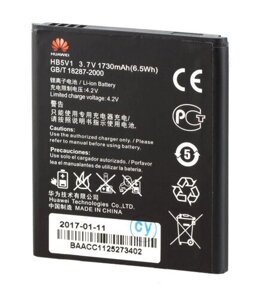 Акумулятор Huawei HB5V1 Ascend Y300/ Y511/ G350 (U8833)/ T8833/ W1/ W1-U00/ Y300C (1730 mAh) в Полтавській області от компании Интернет-магазин aventure