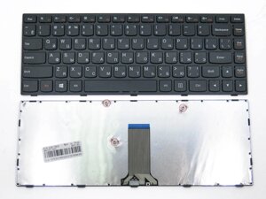 Клавіатура для LENOVO IdeaPad G40, G40-30, G40-45, G40-70, Z40-70, Z40-75, Flex 2-14 (RU Black, Black Frame)