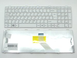 Клавіатура для Fujitsu Lifebook A530, A531, AH512, AH530, AH531, NH751 (RU White). Оригінал.