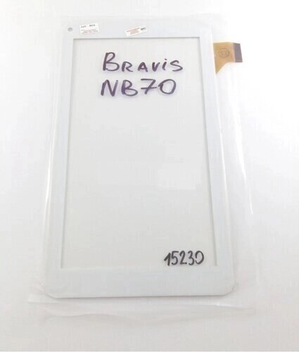 Сенсор (тачскрін) Bravis (186*104) NB70/ NM701/ NP72 тип 2/ Archos 70c Cobalt/ AP-112BF білий * від компанії Інтернет-магазин aventure - фото 1