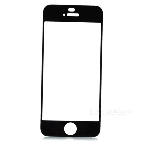 Скло екрану для iPhone 5/ iPhone 5S/ iPhone 5C чорне * від компанії Інтернет-магазин aventure - фото 1