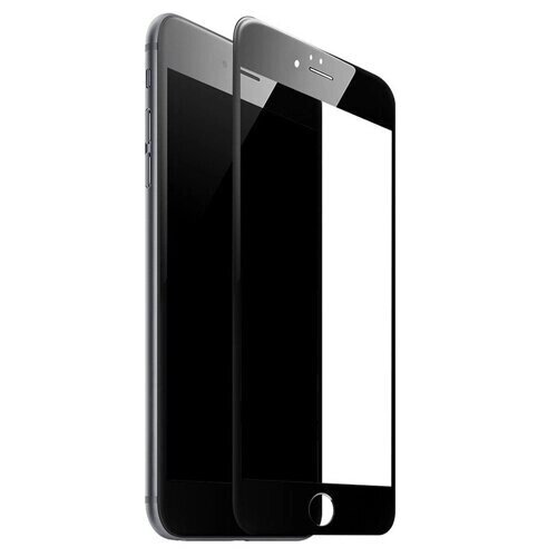 Скло екрану для iPhone 6S Plus чорне + ОСА плівка та рамка від компанії Інтернет-магазин aventure - фото 1