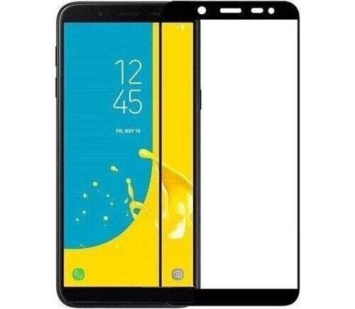 Скло екрану Samsung J600 Galaxy J6 2018 чорне * від компанії Інтернет-магазин aventure - фото 1