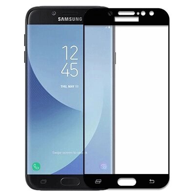 Скло екрану Samsung J730F Galaxy J7 2017 чорне * від компанії Інтернет-магазин aventure - фото 1