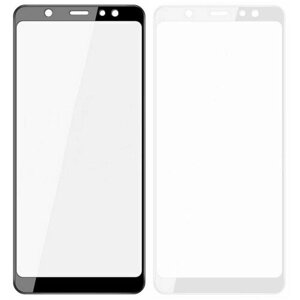 Скло екрану Samsung A605 Galaxy A6 Plus 2018 чорне + OCA плівка
