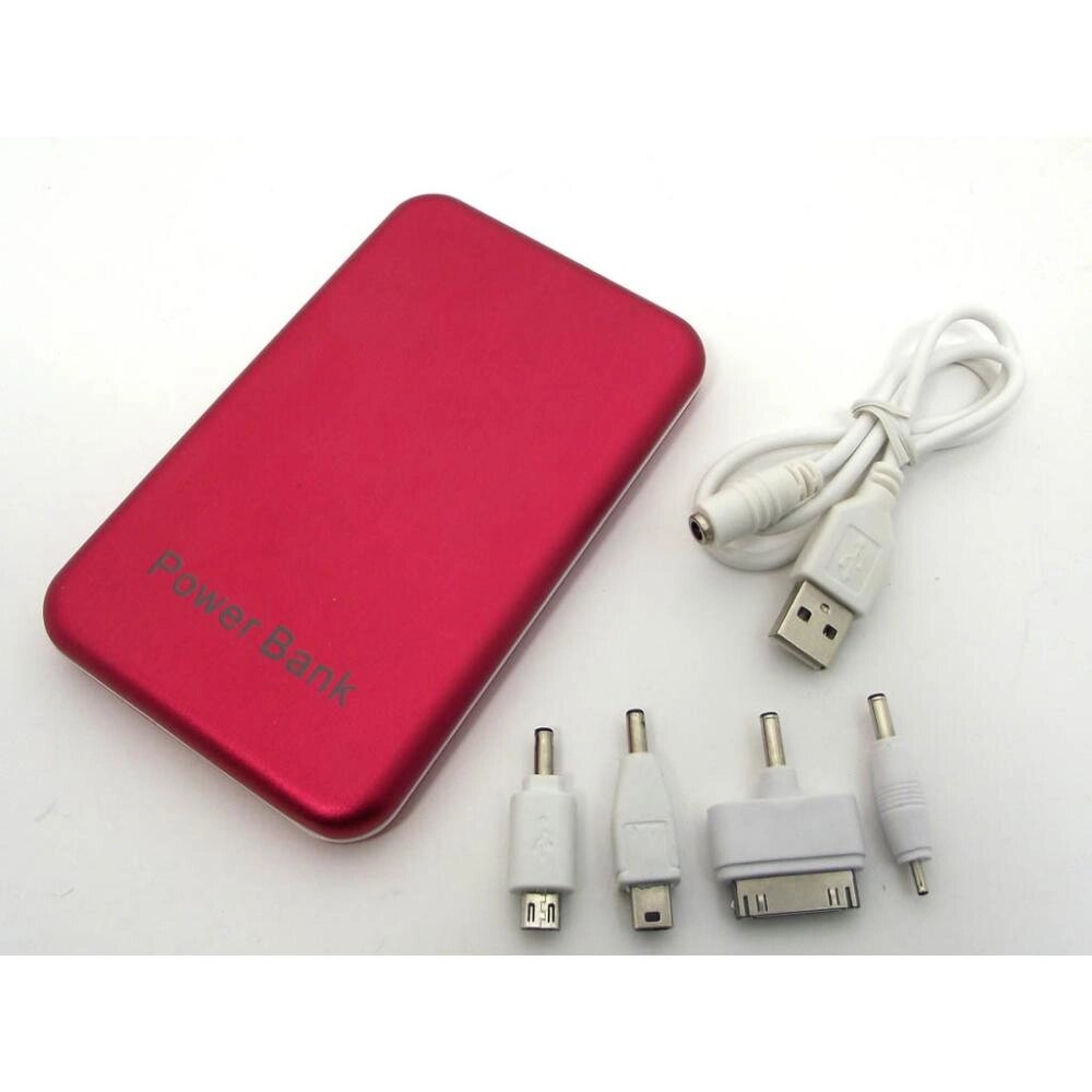 Універсальний мобільний акумулятор (PowerBank) PB048 Red. від компанії Інтернет-магазин aventure - фото 1