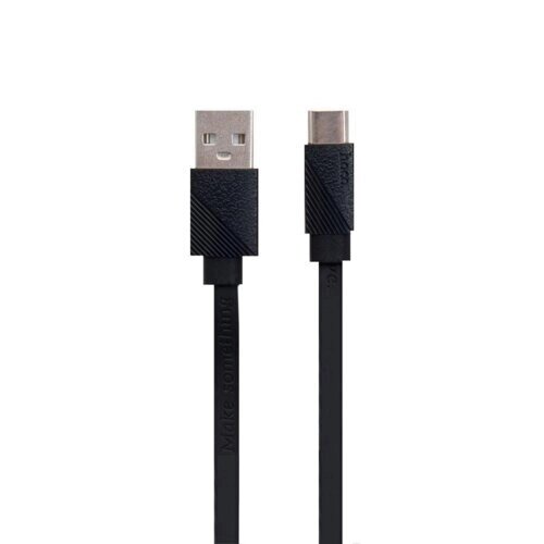 USB кабель Hoco U34 Type-C (1200mm), чорний від компанії Інтернет-магазин aventure - фото 1