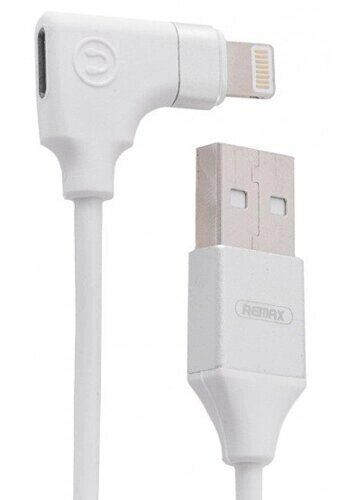 USB кабель Remax RL-LA01 2в1 iPhone-Audio adaptor (1000mm) білий * від компанії Інтернет-магазин aventure - фото 1