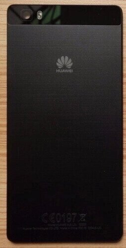 Задня кришка Huawei P8 Lite (ALE-L21/ ALE-L23) чорна від компанії Інтернет-магазин aventure - фото 1