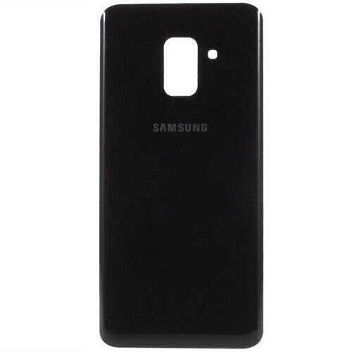 Задня кришка Samsung A730F Galaxy A8 Plus 2018 чорна Black від компанії Інтернет-магазин aventure - фото 1