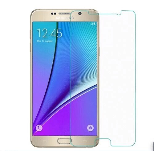 Захисне скло Samsung N920H Galaxy Note 5 (146 * 70 мм) від компанії Інтернет-магазин aventure - фото 1