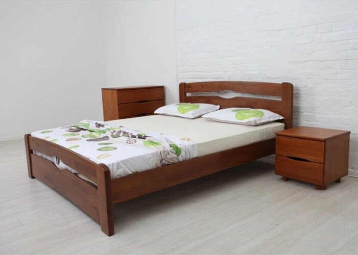 Ліжко дерево 2-х спальне "Нова" від компанії Салон меблів "Маршал" - фото 1