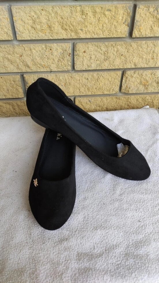 Балетки, туфлі, еспадрільї жіночі великих розмірів на широку ногу VIKA від компанії ГАРДЕРОБ - фото 1