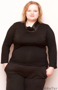 Блуза жіноча великих розмірів, котонова стрейчева NATALI, Туреччина