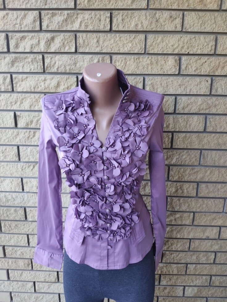Блузка жіноча стрейчева BASE від компанії ГАРДЕРОБ - фото 1