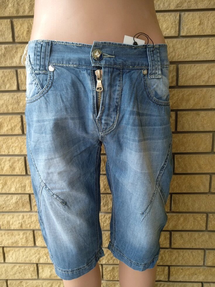 Бриджі чоловічі джинсові F. MORELLO Туреччина від компанії ГАРДЕРОБ - фото 1